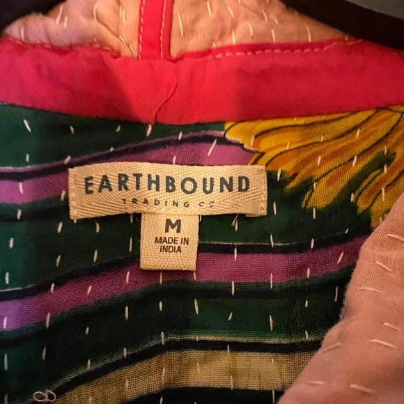 EARTHBOUND Colorful Floral Patchwork Hoodie - Picture 2 of 7